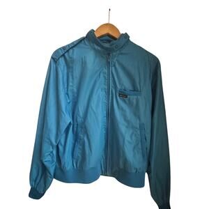 Montgomery Ward Vintage 80s Blue Grandpa Unisex XL Jacket Halloween Ready